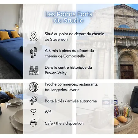 Le Point De Depart - Centre Historique Du Puy * Le Puy-en-Velay